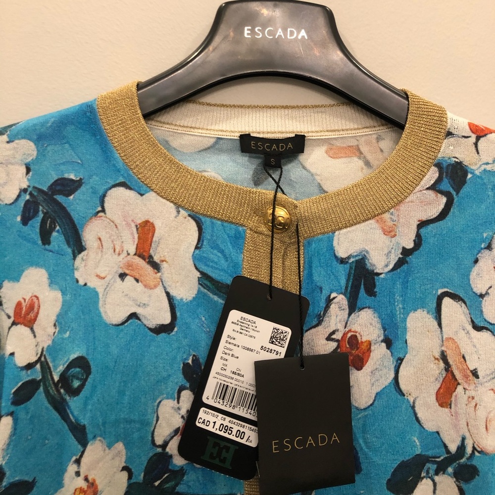 BNWT ESCADA cardigan/shirt - Picture 2 of 6